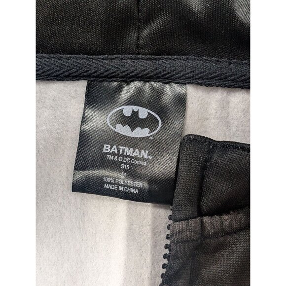 DC Comics Batman Hoodie Men Size M Full Zip Masked Cosplay Dark Knight Hero Body - Picture 8 of 12